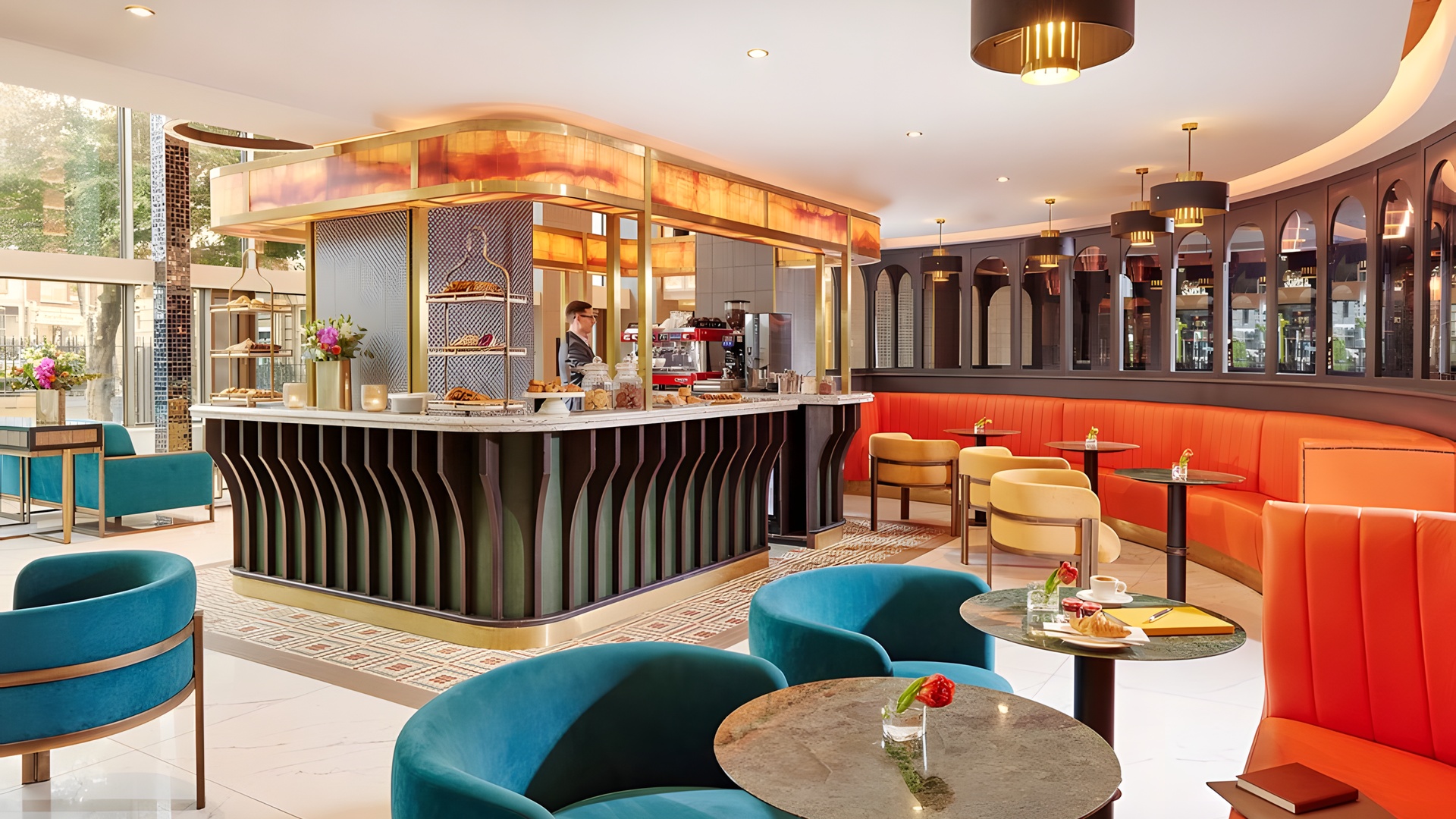 interior of The Grafton Hotel in Dublin