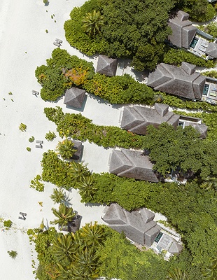 Aerial view of JA Manafaru Maldives