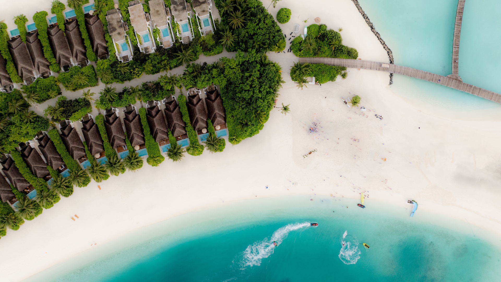 Overwater villas at Sun Siyam Iru Veli