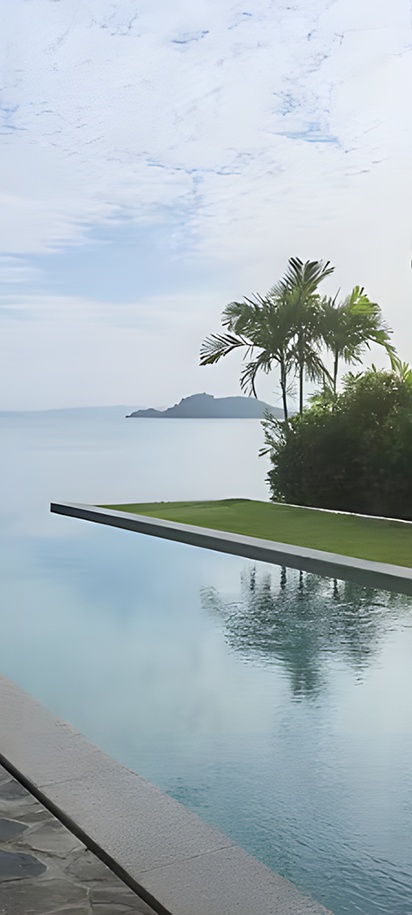 a private infinity pool at the Barceló Coconut Island resort in Phuket, Thailand