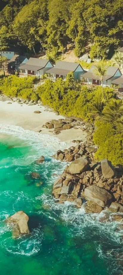 Aerial view of Carana Beach Hotel