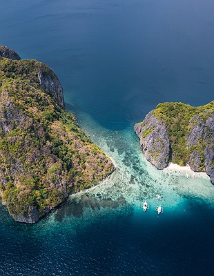View of Shimizu Island in Philippines
