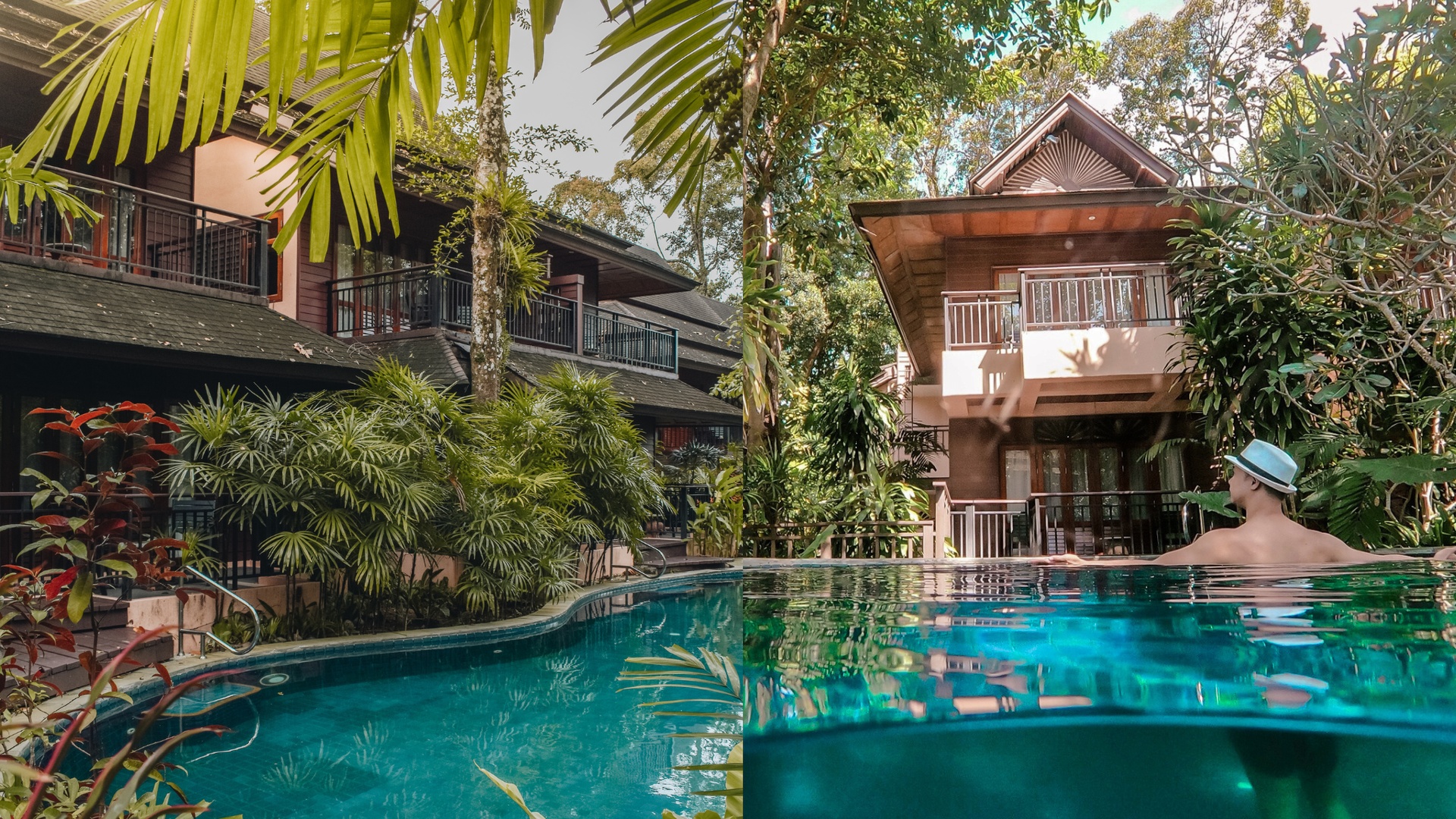 Khaolak Merlin resort pool view