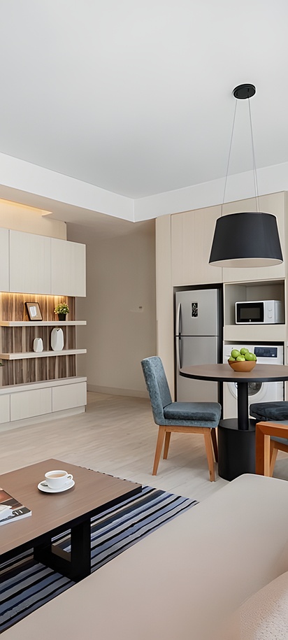 room at the Oasia Suites Kuala Lumpur by Far East Hospitality