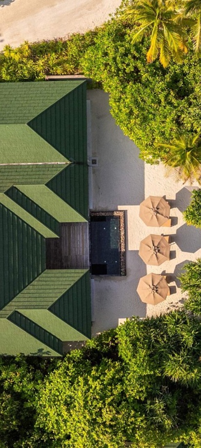 Sunset pool beach villa at Siyam World Maldives