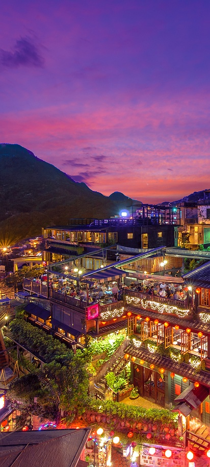 Jiufen Old Street in Taiwan
