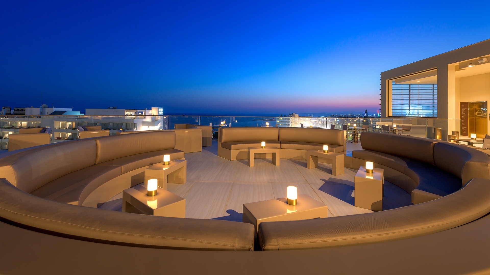 outdoor lounge area of the Amarande Hotel