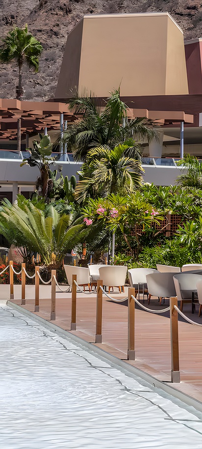 a relaxing outdoor area at the Radisson Blu Resort & Spa, Gran Canaria Mogan