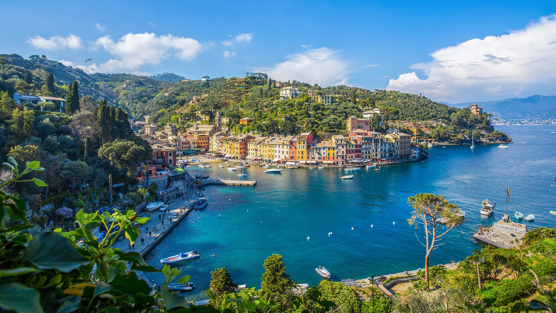 Fishing village on the Italian Riviera