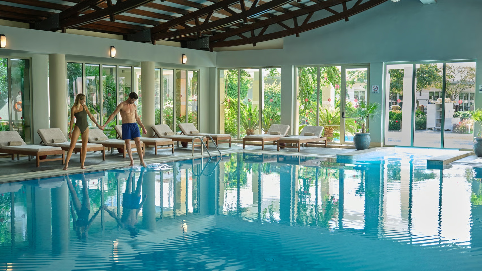 Indoor pool area of the Lara Barut Collection
