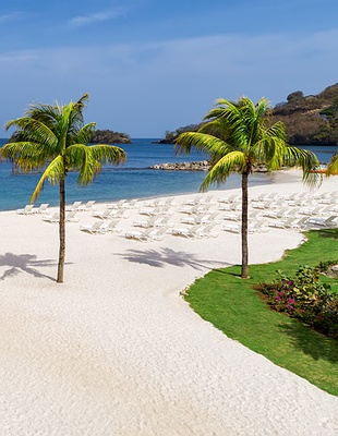 Aerial view of Sandals Saint Vincent and the Grenadines