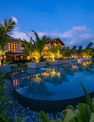 the Kempinski Seychelles Resort located in Baie Lazare on the island of Mahé
