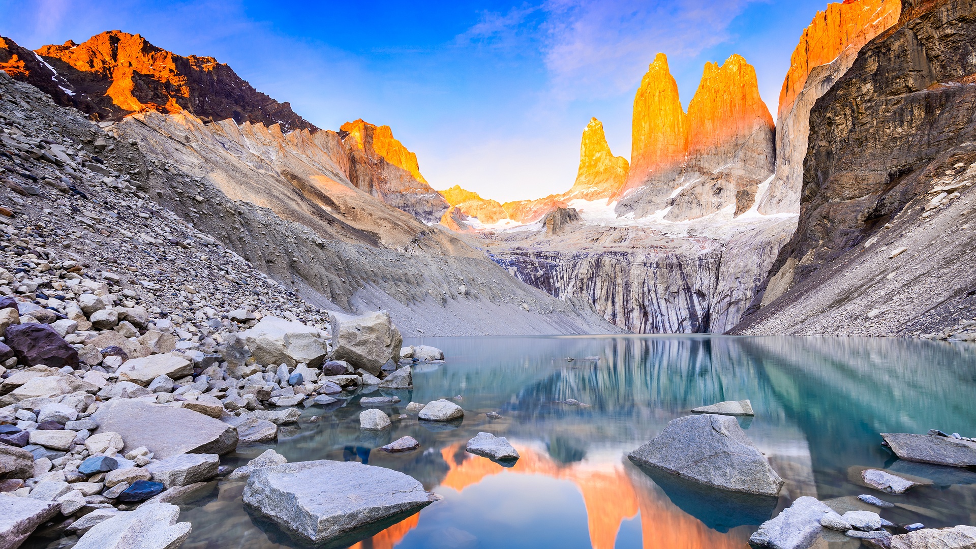 Torres del Paine National park natural view, Chile