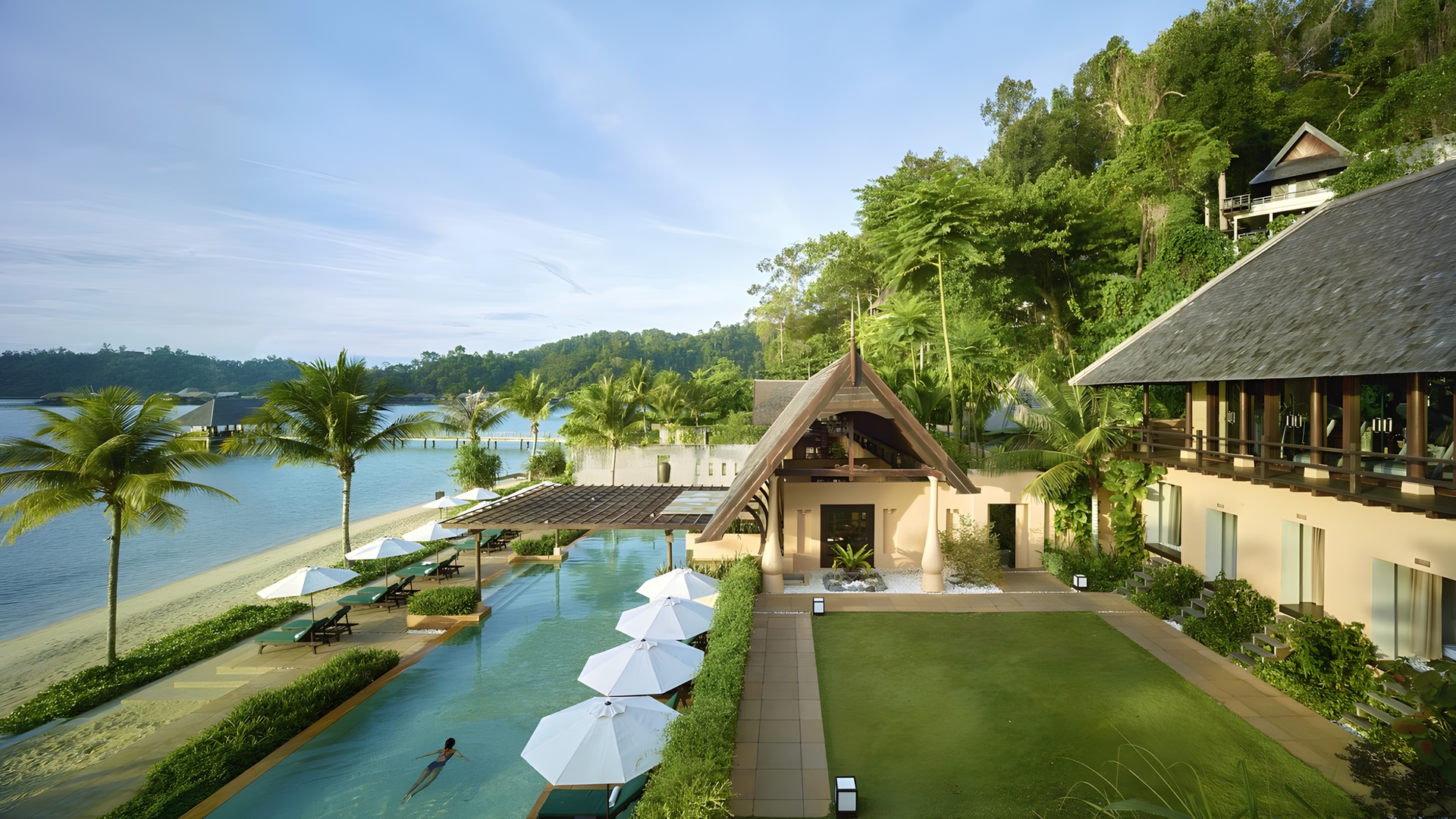 Gaya Island Resort, Malaysia exterior view
