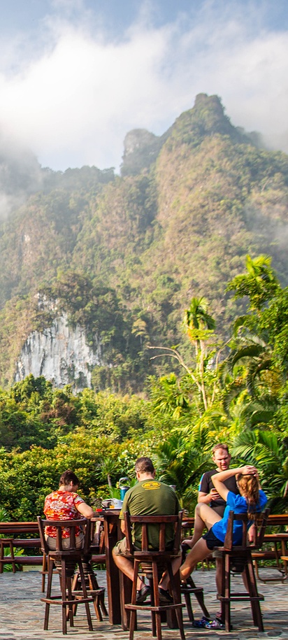 Elephant Hills Tented Camp located within Khao Sok National Park in Thailand