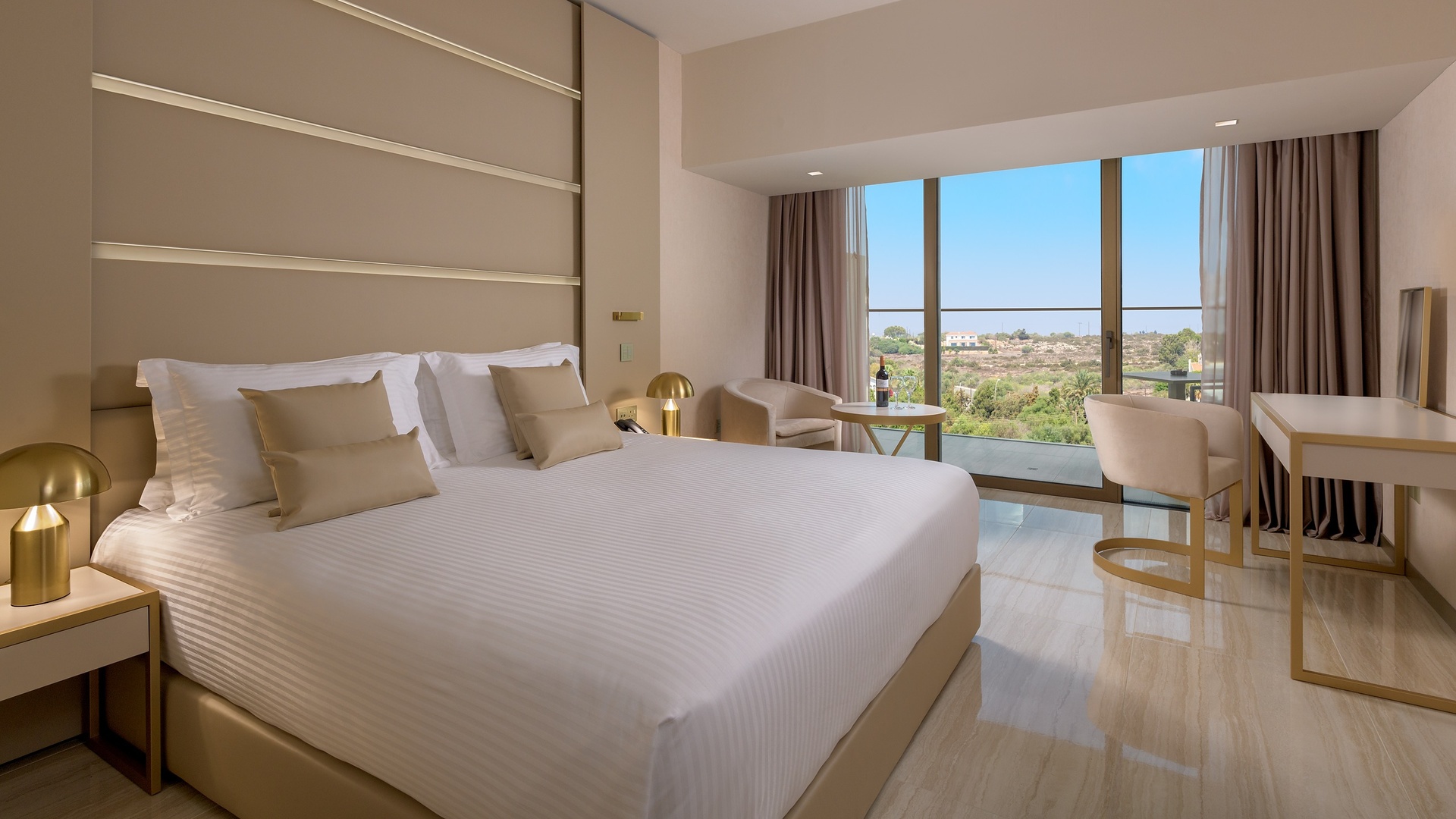 luxurious room at the Amarande hotel
