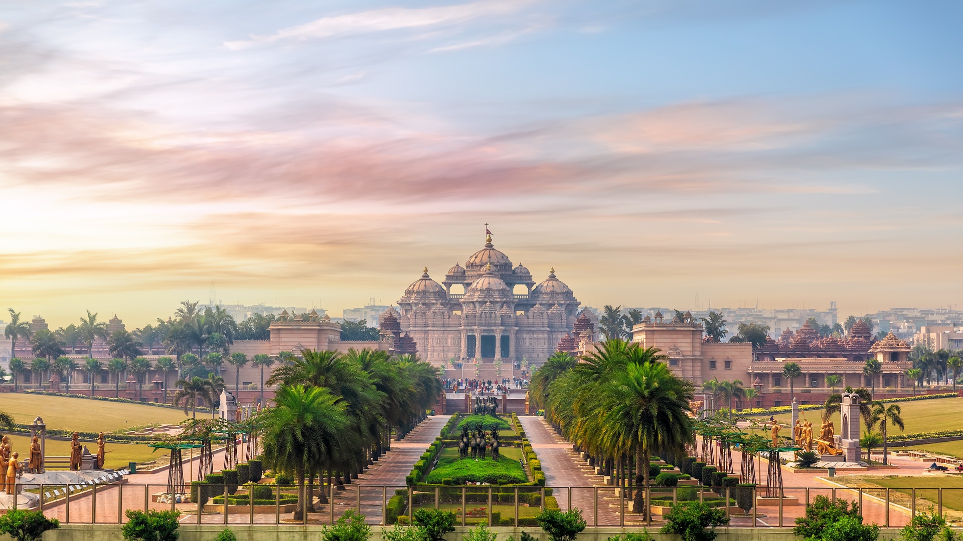 the Swaminarayan Akshardham complex in Delhi, India