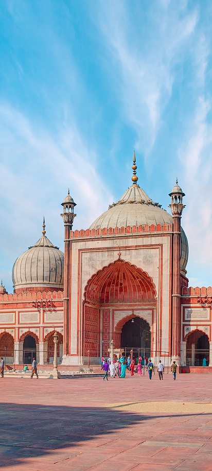 Jama Masjid in Delhi, India