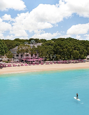 Sandy Lane Hotel pool view