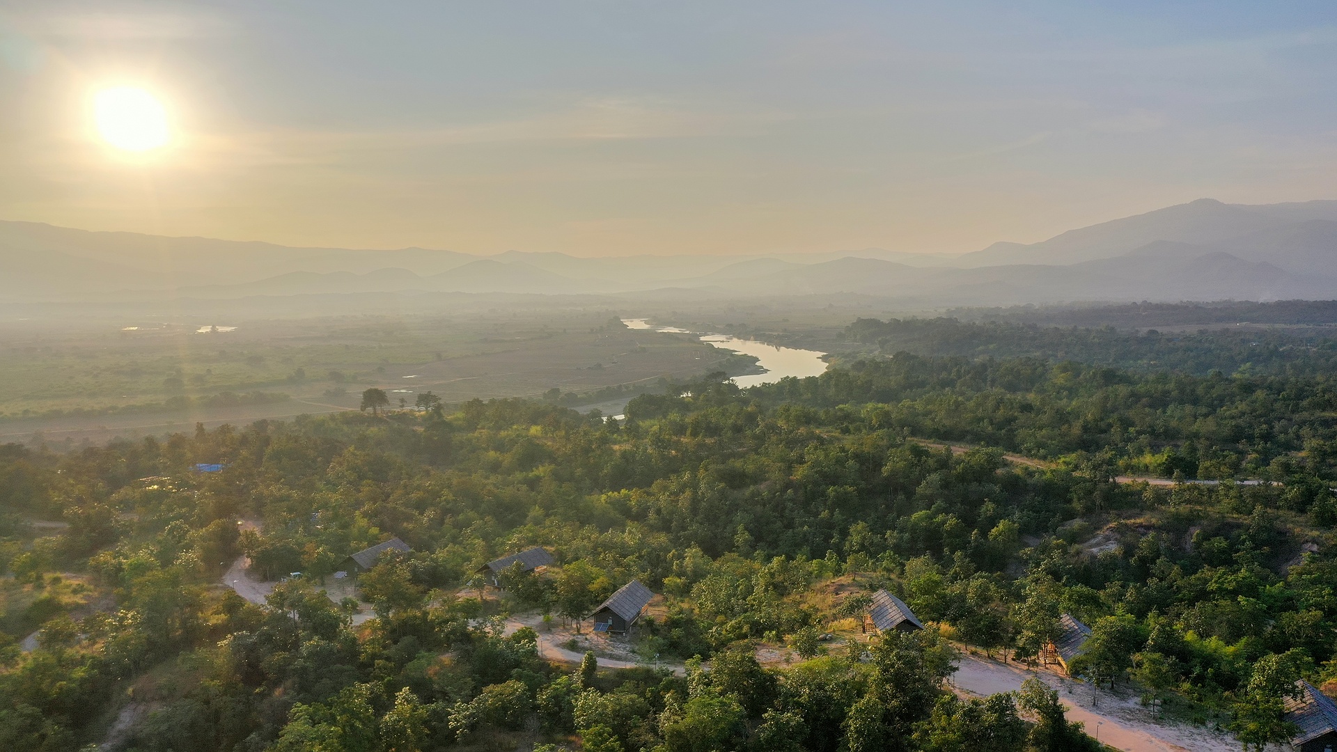 Serene sunset view