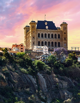 panoramic view of the Rova of Antananarivo