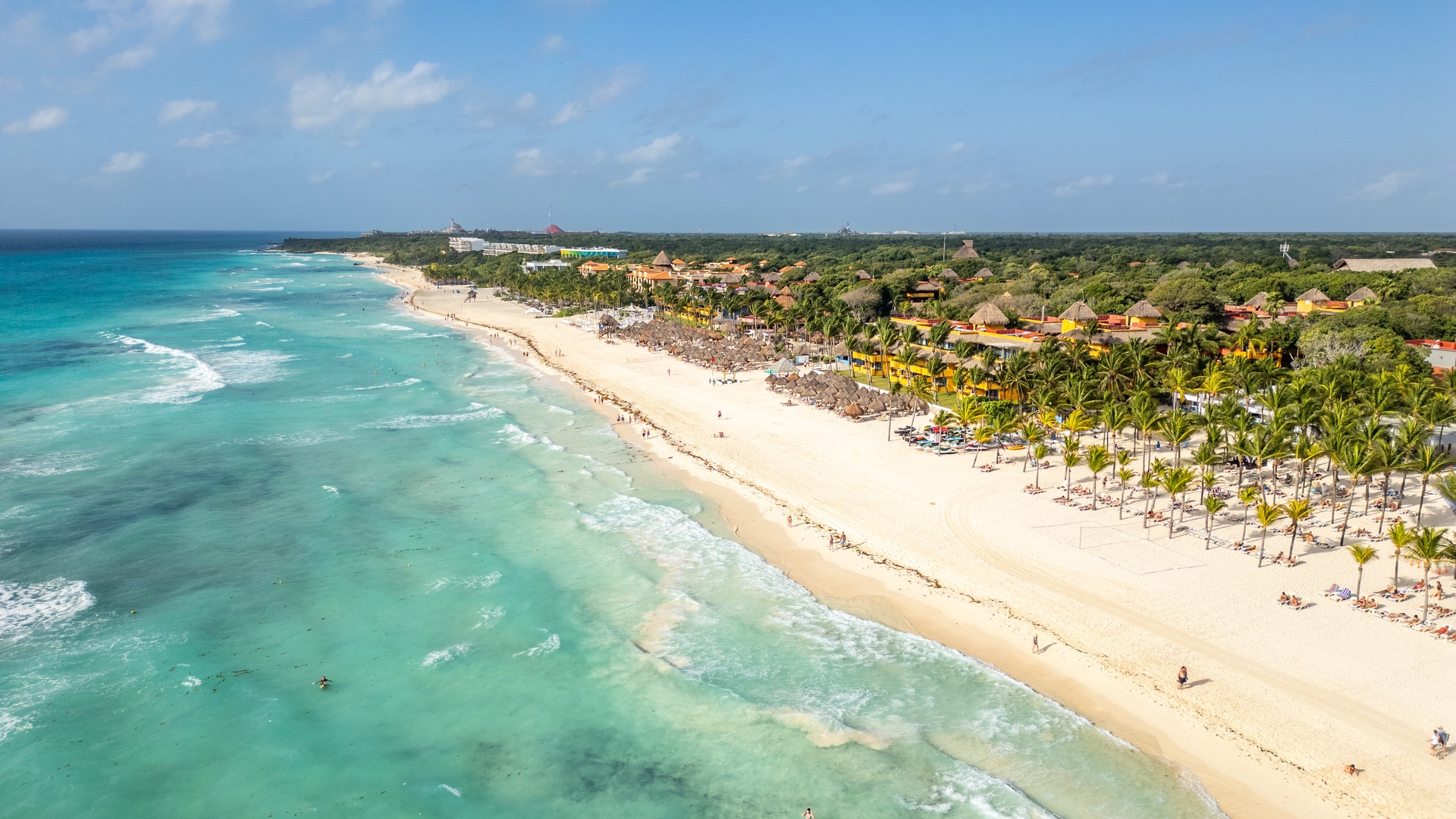 Playa del Carmen beach view