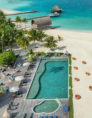 Angsana Velavaru aerial view