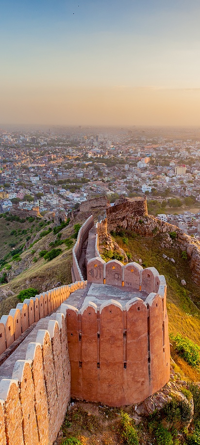 Nahargarh Fort in Rajasthan, India