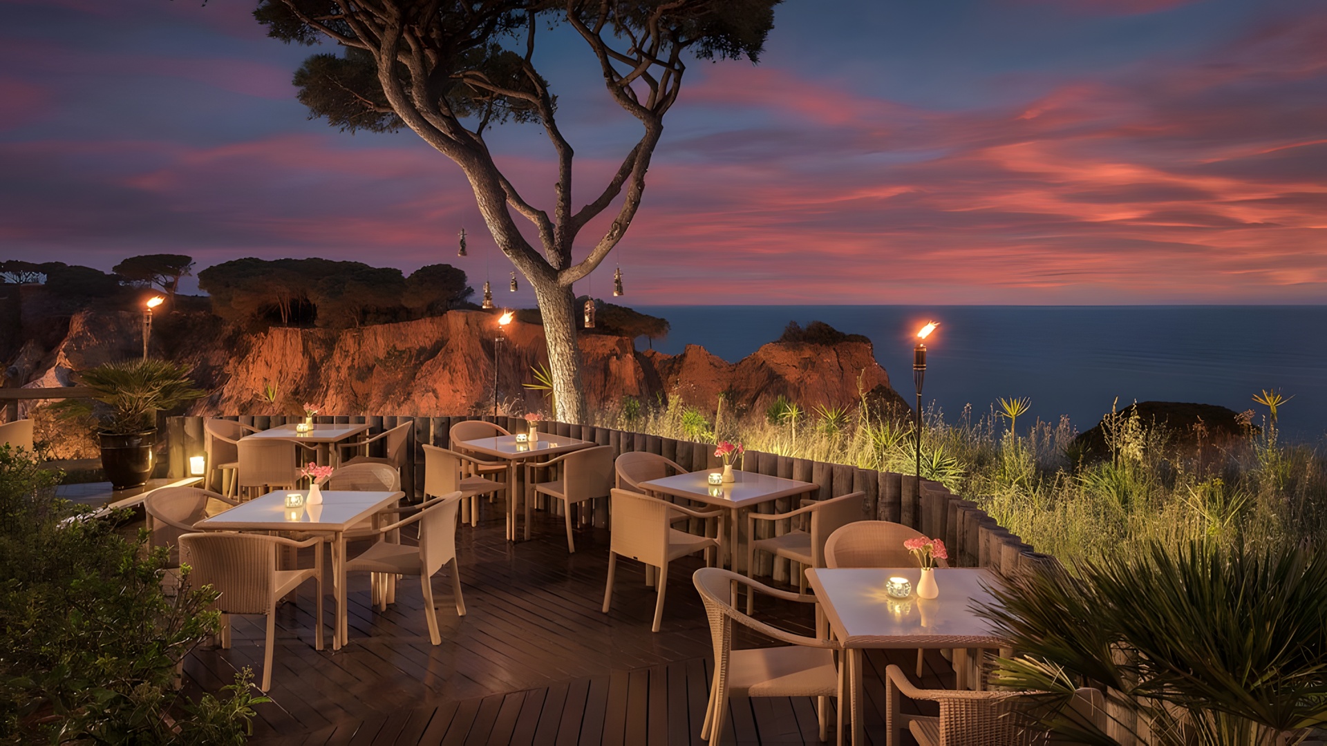 Pine Cliffs Resort outdoor dining