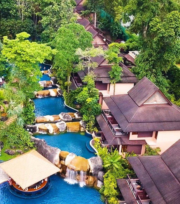Aerial view of Khaolak Merlin Resort