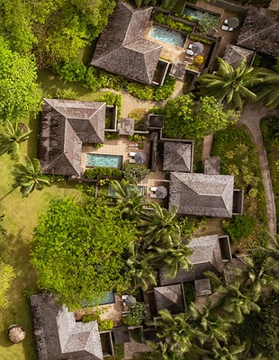 Constance Ephelia Resort aerial view