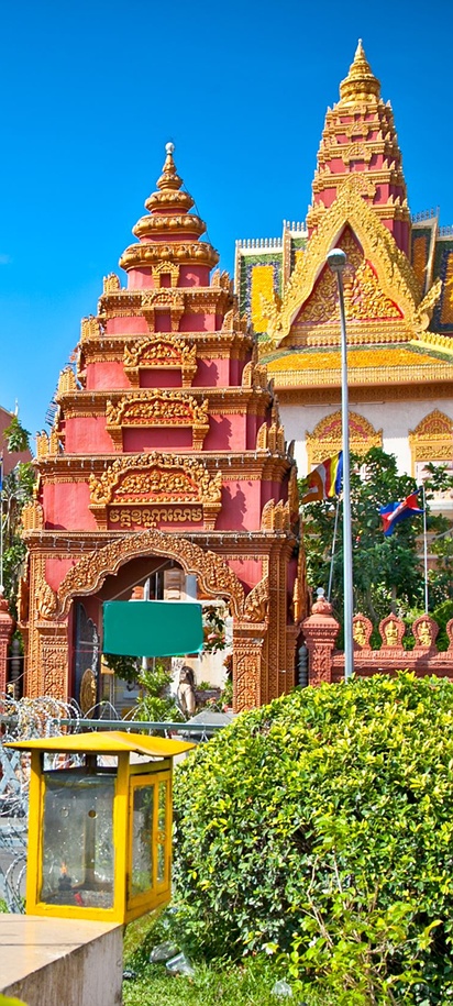Wat Ounalom Monastery in Cambodia