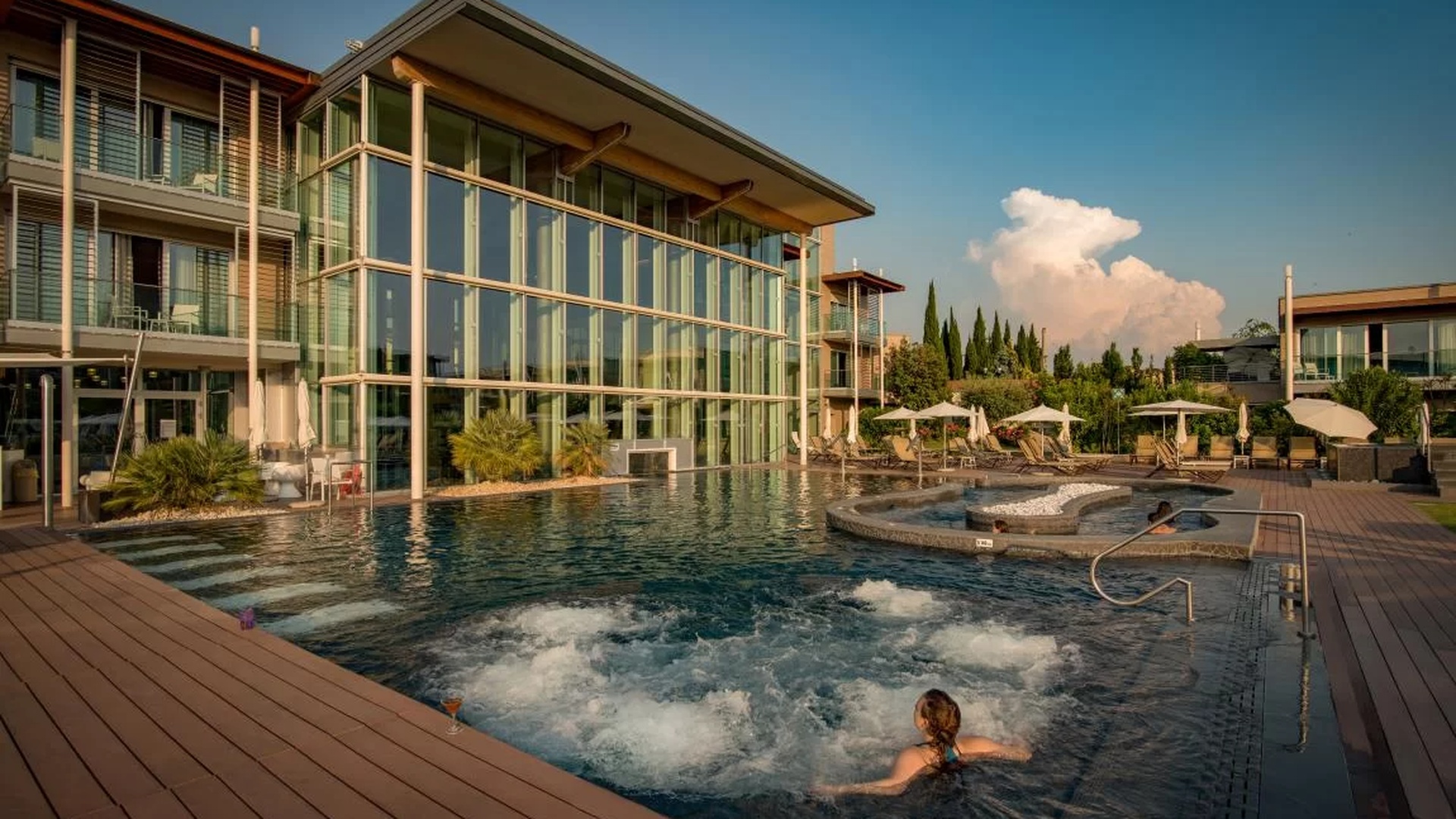 Aqualux Hotel Spa Suite & Terme pool view