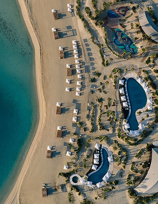 The St. Regis Red Sea Resort, a luxury destination located on Ummahat Island in Saudi Arabia
