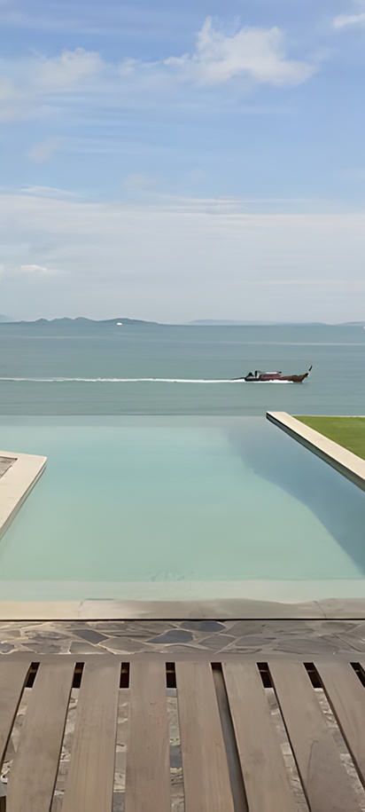 a private infinity pool at the Barceló Coconut Island resort in Phuket, Thailand
