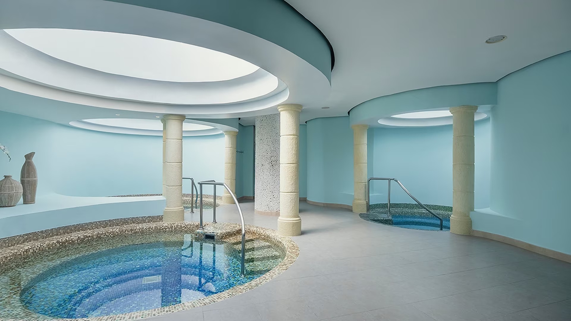 the spa and wellness area at the Iberostar Waves Rose Hall Beach hotel in Montego Bay, Jamaica