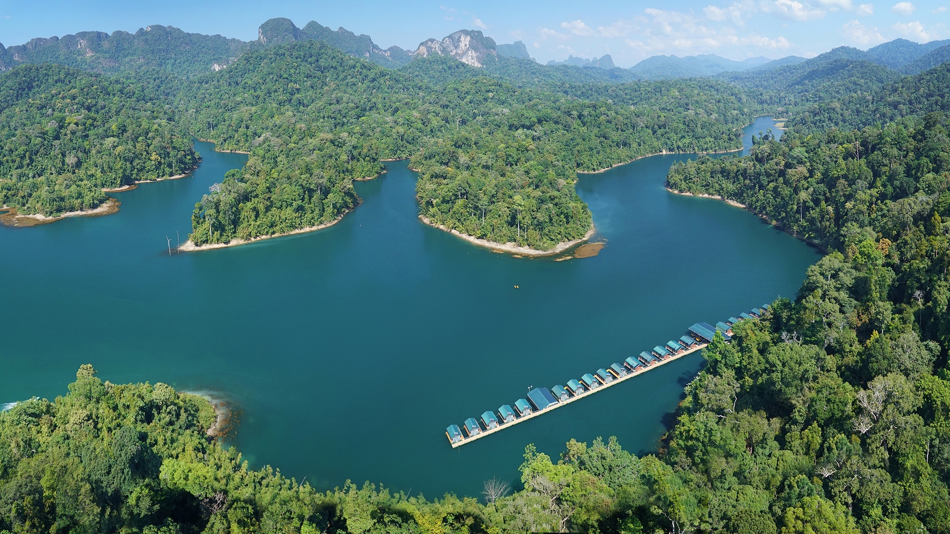 Cheow Lan Lake in Khao Sok National Park