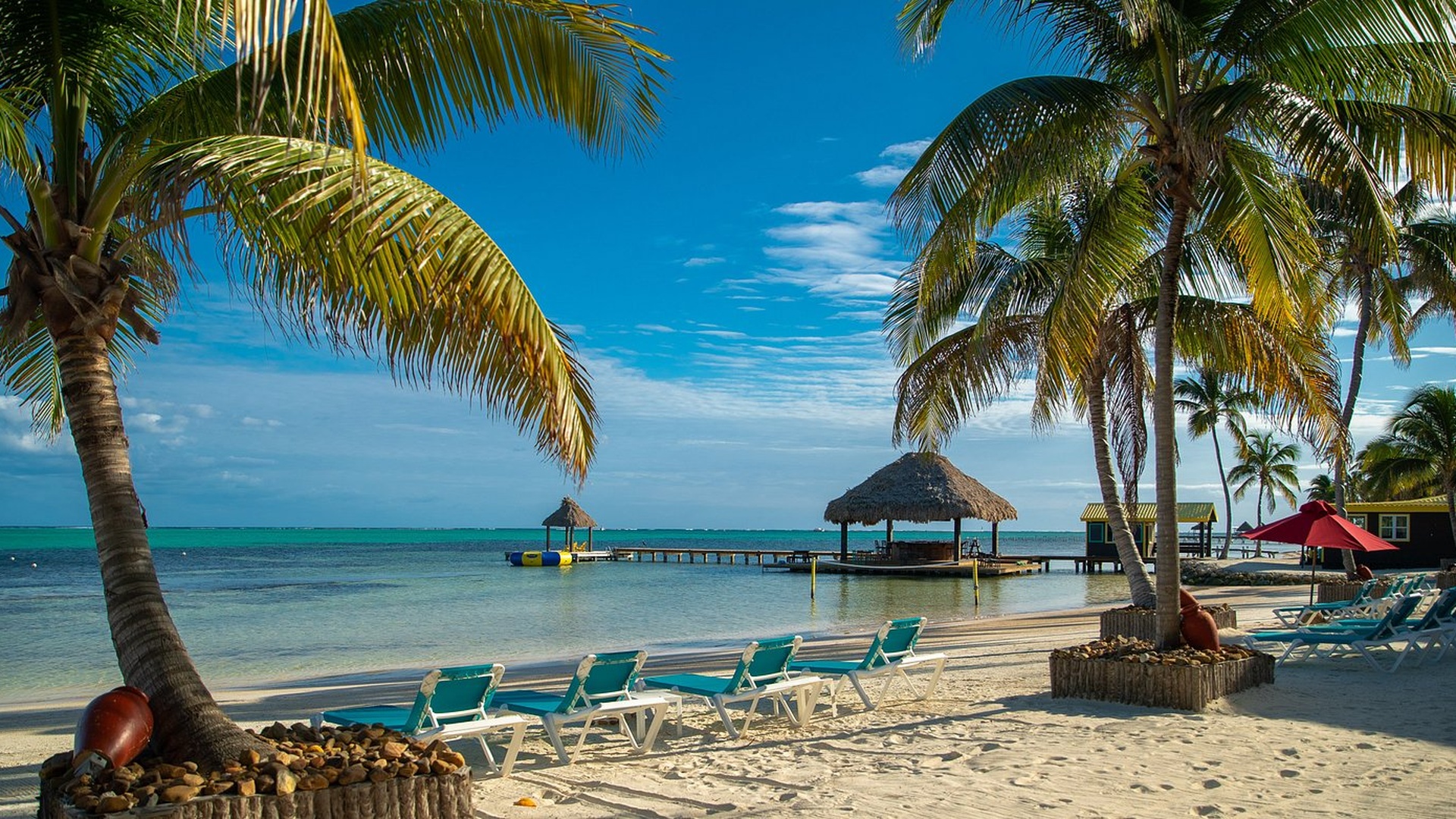 beachfront resort in Belize