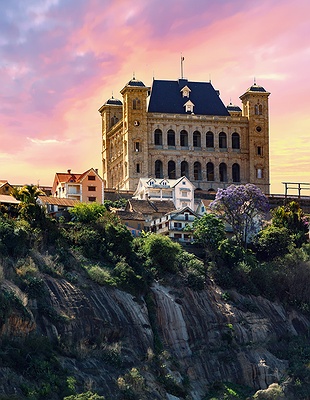 a panoramic view of the Rova of Antananarivo