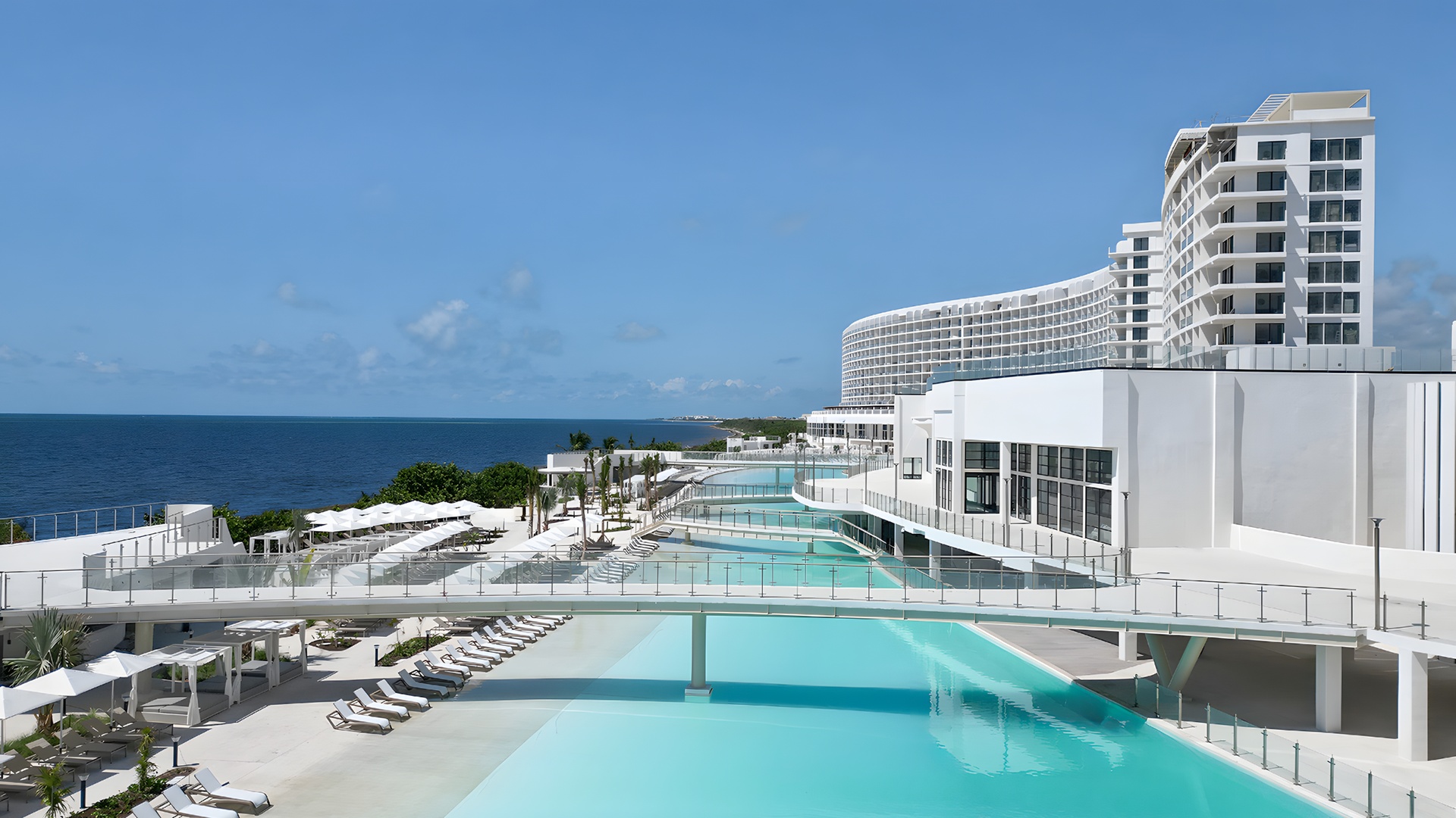pool area at AVA Resort Cancun, Mexico