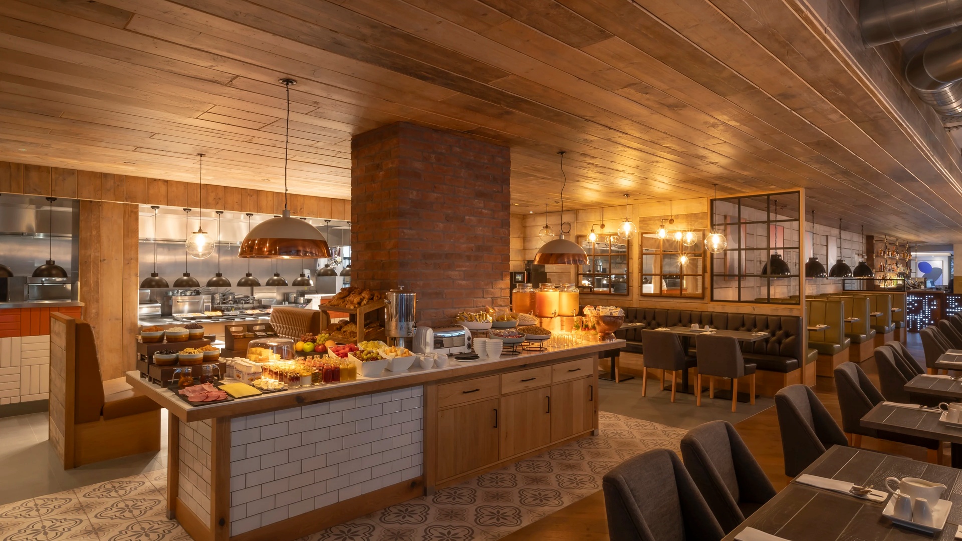 interior of the Maldron Hotel Finsbury Park in London