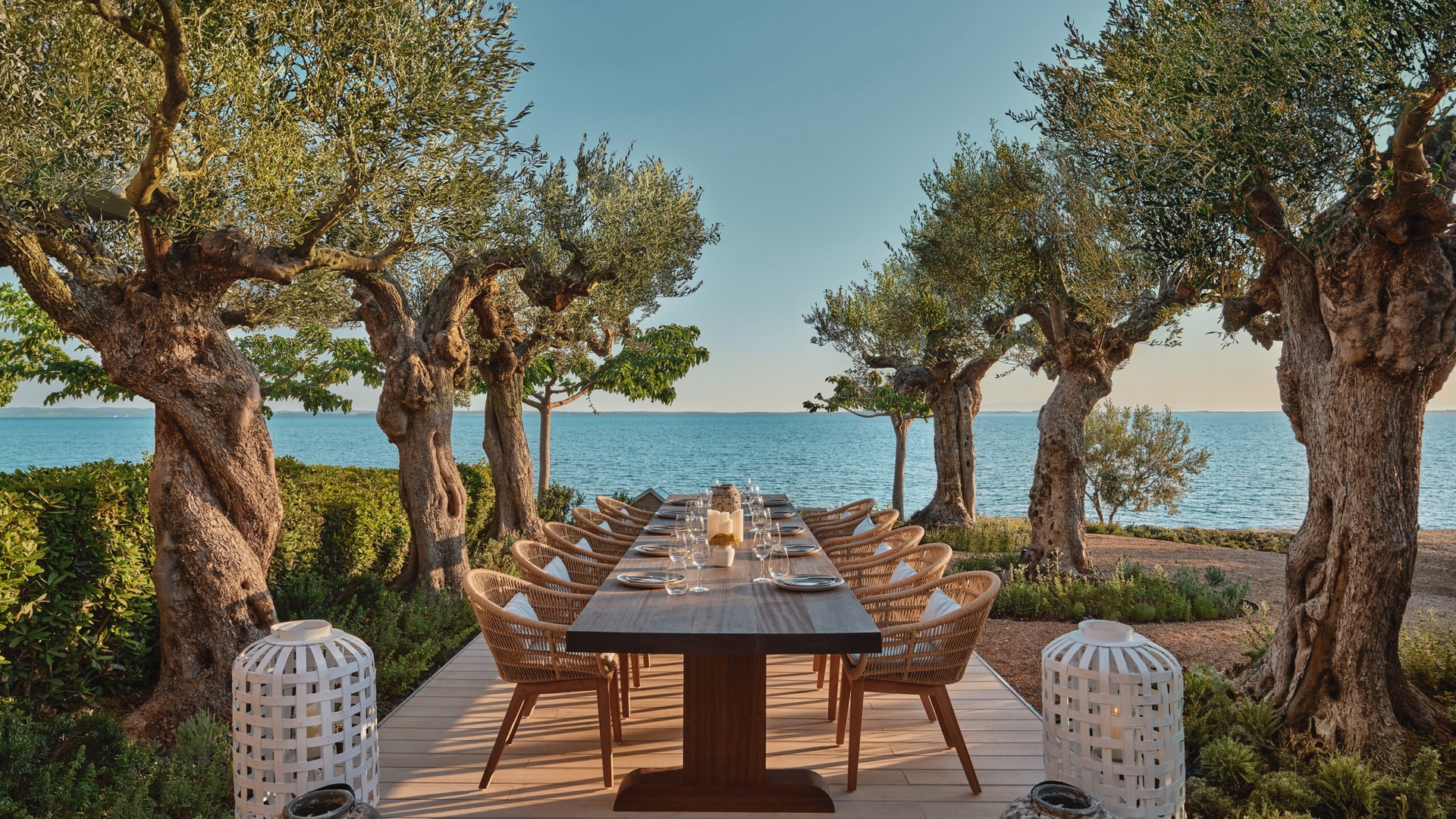 dining at Ikos Olivia resort
