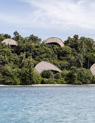 Cempedak Private Island aerial view