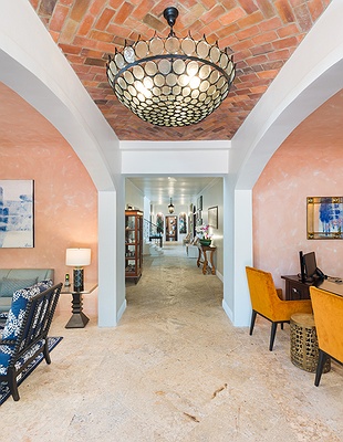 an aerial view of the Cap Maison Resort & Spa located in St. Lucia