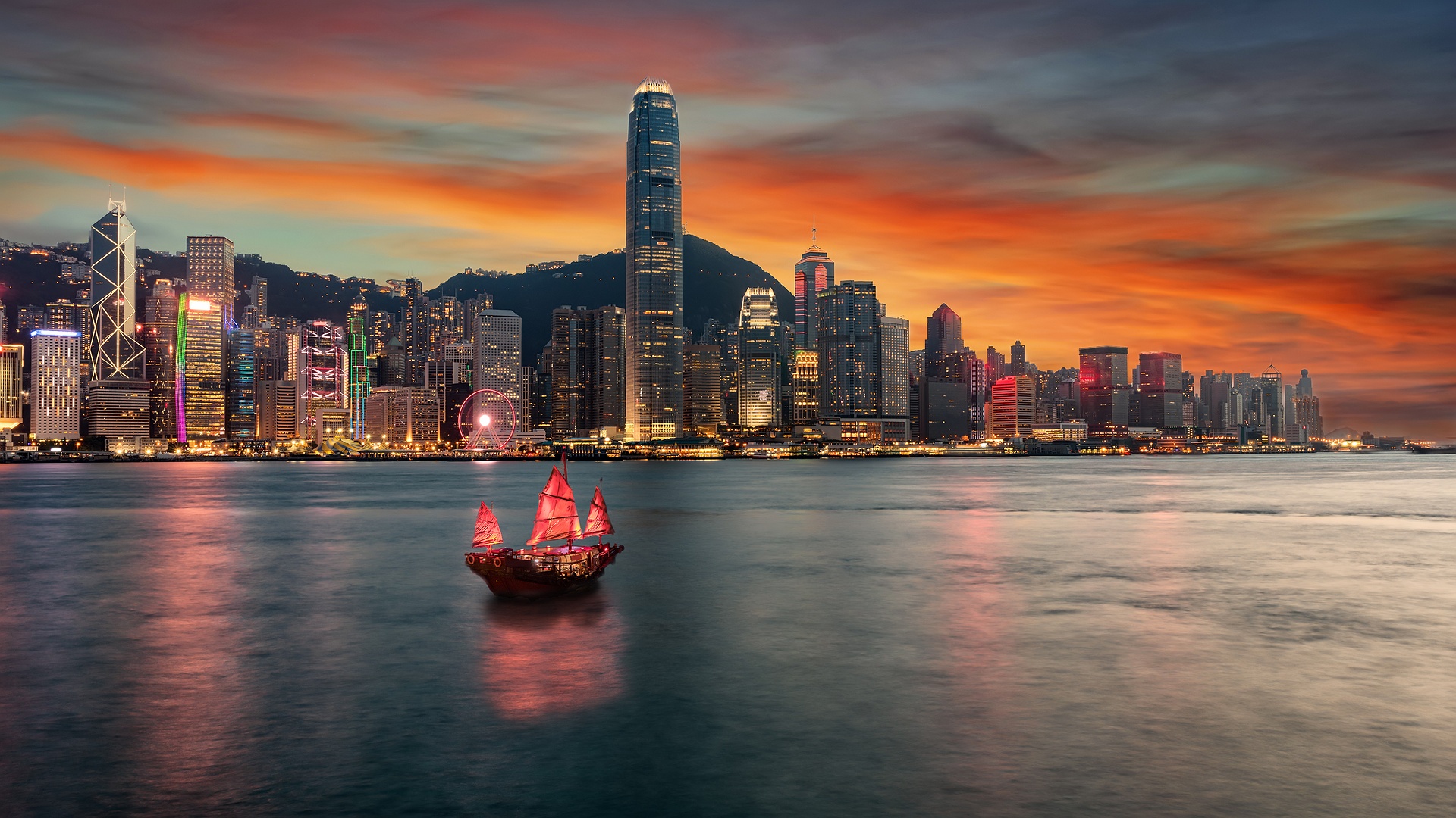 Victoria Harbour in Hong Kong