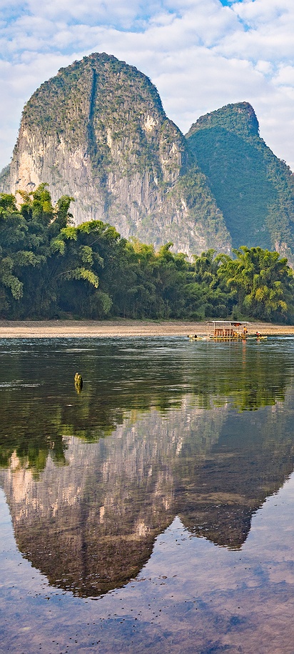 Scenic view of Li River China