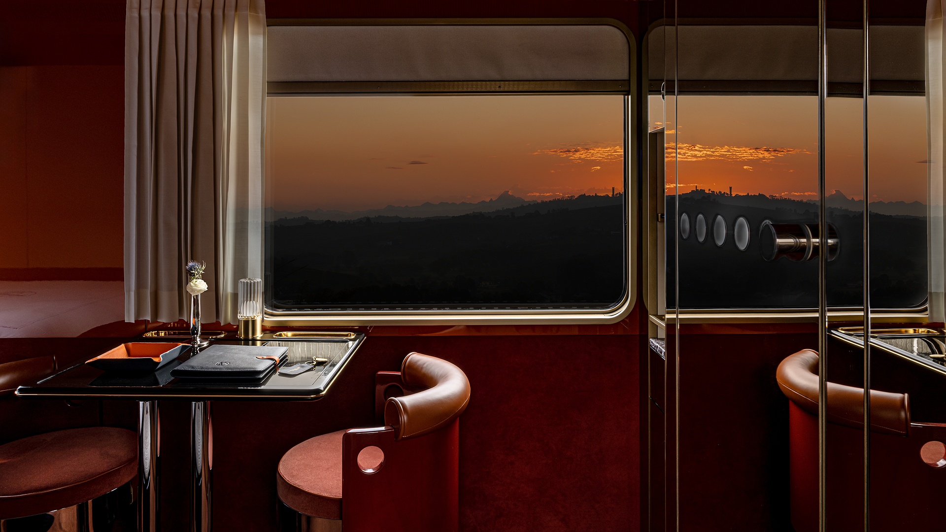 Interior of the La Dolce Vita Orient Express