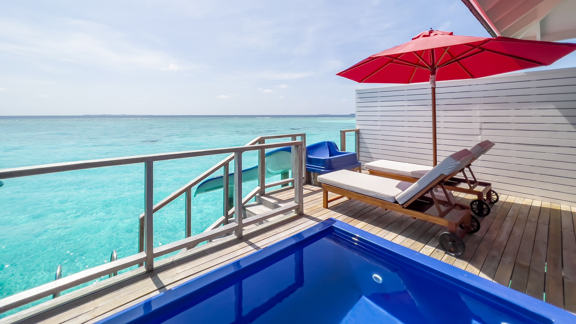 Water villa at Siyam World Maldives