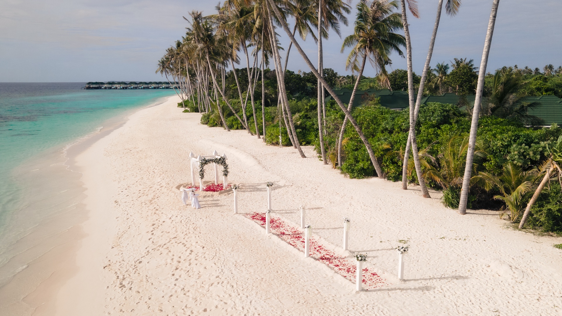Beach setup event at Siyam World Maldives