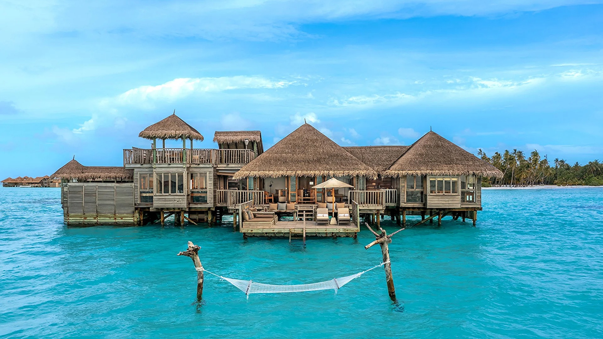 Gili Lankanfushi maldives overwater resort exterior view